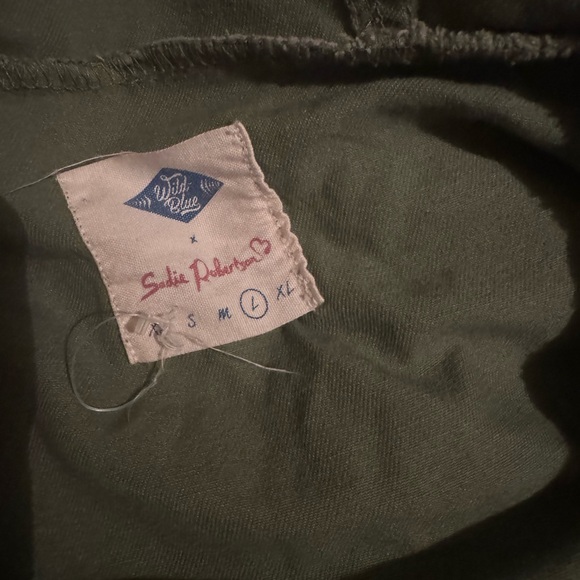 Wild Blue + Sadie Robertson Utility Cropped Hooded Jacket - Picture 3 of 5